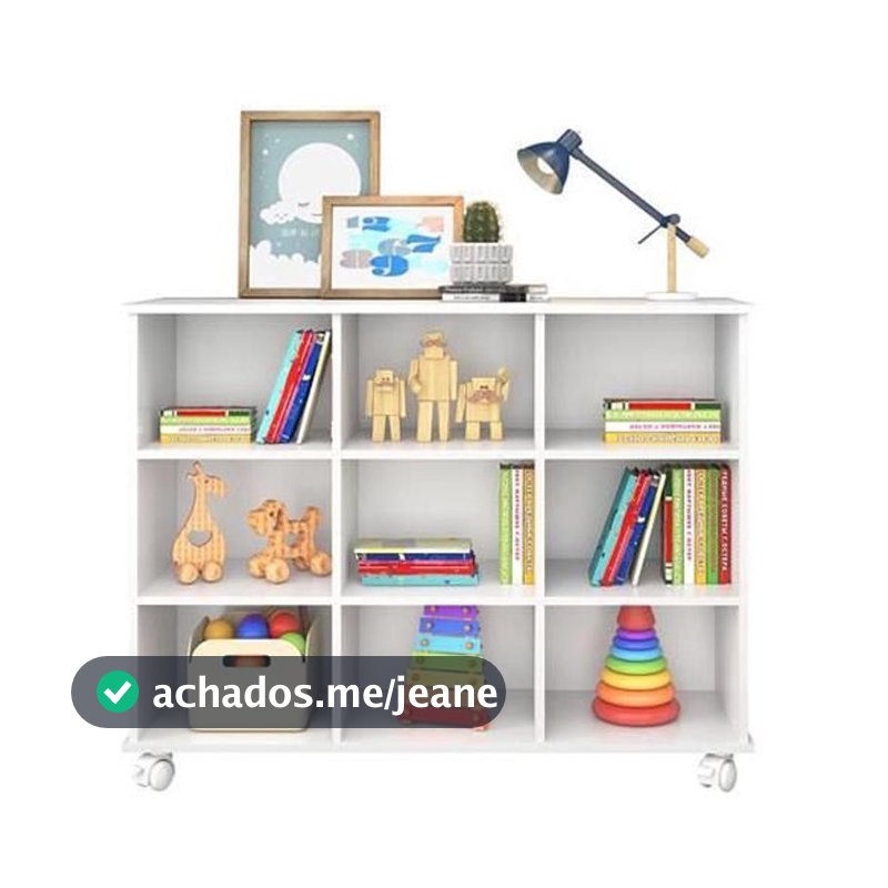 Nicho Organizador 108 x 83cm Branco - Qmovi