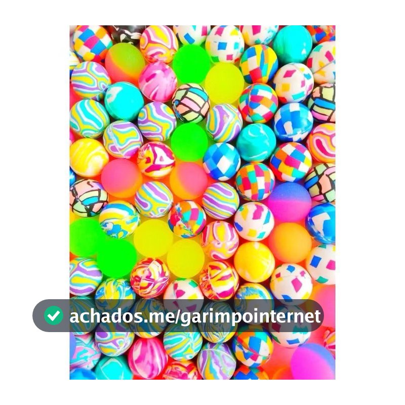 Kit Bolinhas Pula Pula Multicoloridas 27mm Festa Infantil Brinquedo Lembracinhas