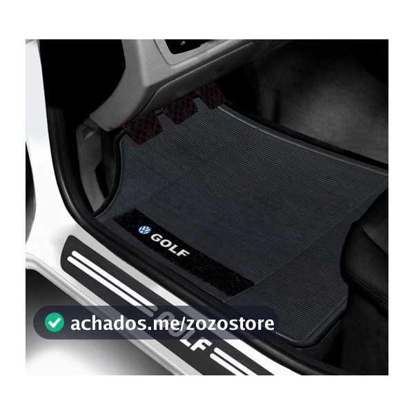 Kit Tapete E Soleira De Porta VW Golf Universal Carro personalizado