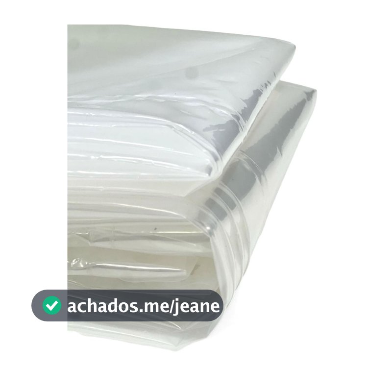 Lona Transparente 2x4 Multiuso Impermeável 150 Micras 4x2