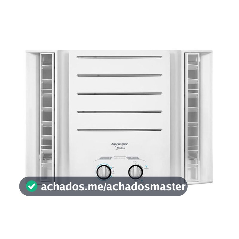 Ar Condicionado de Janela Springer Midea Mecânico Quente/frio 7.500 Btu/h 220v