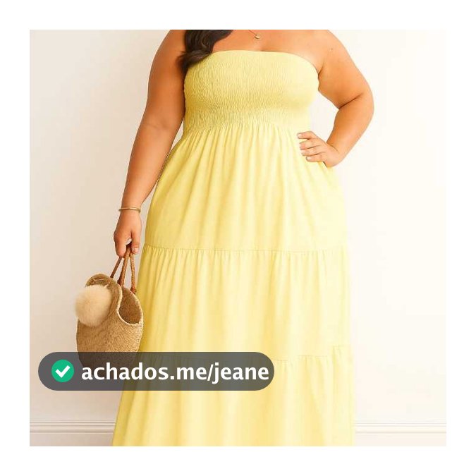 Vestido Longo PLUS SIZE Tomara que Caia com Lastex no Busto DUNA Elegante Casual