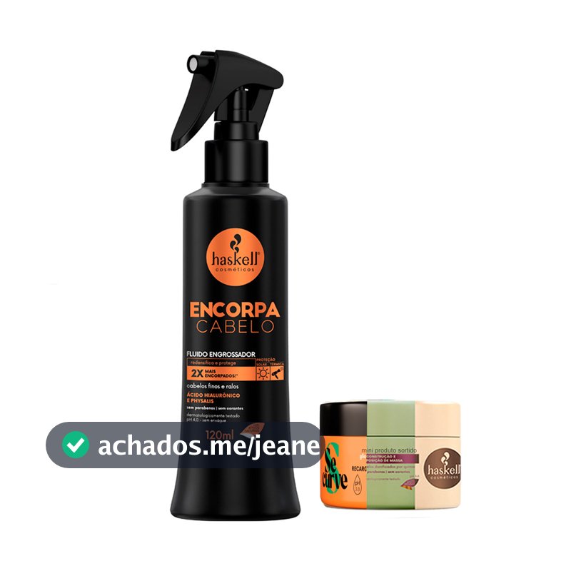 Haskell Encorpa Cabelo Fluido Engrossador 120ml