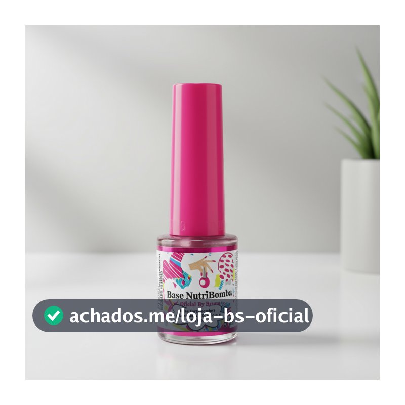 Fortalecedor De Unhas Nutribomba Base Fortalecedora Com Vitaminas A E D 1 a 3 bases Salão de beleza manicure Atacado