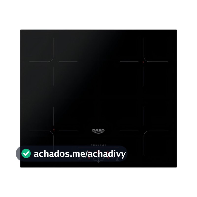 Cooktop De Indução 4 Bocas Dako Supreme Preto 220v