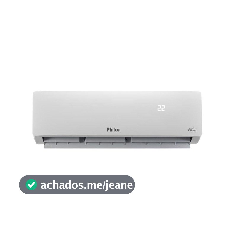 Ar Condicionado Philco 12000 BTUs Philco PAC12FC -Split, Eco Inverter, Frio, Interno+Externo, 220V