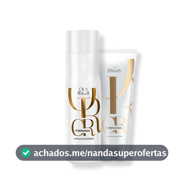 Kit Wella - Shampoo 250ml e Condicionador 200ml Oil Reflections