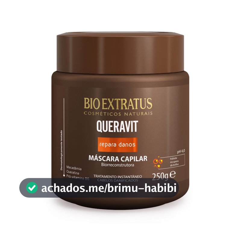 Máscara Queravit Bio Extratus 250g