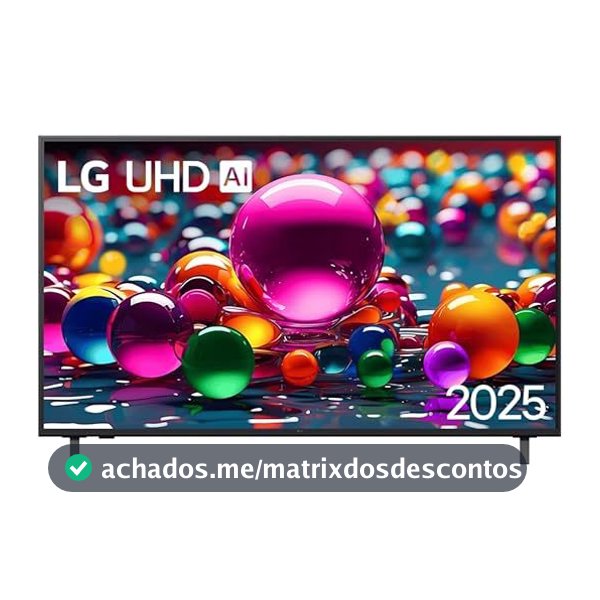 Smart TV LG AI 65" - 4K UHD α7 AI Processor 4K Gen8 webOS 25-65UA7500PSA