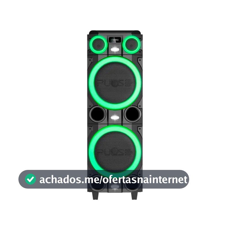 Caixa De Som Pulse Torre SP518 2000W Bluetooth