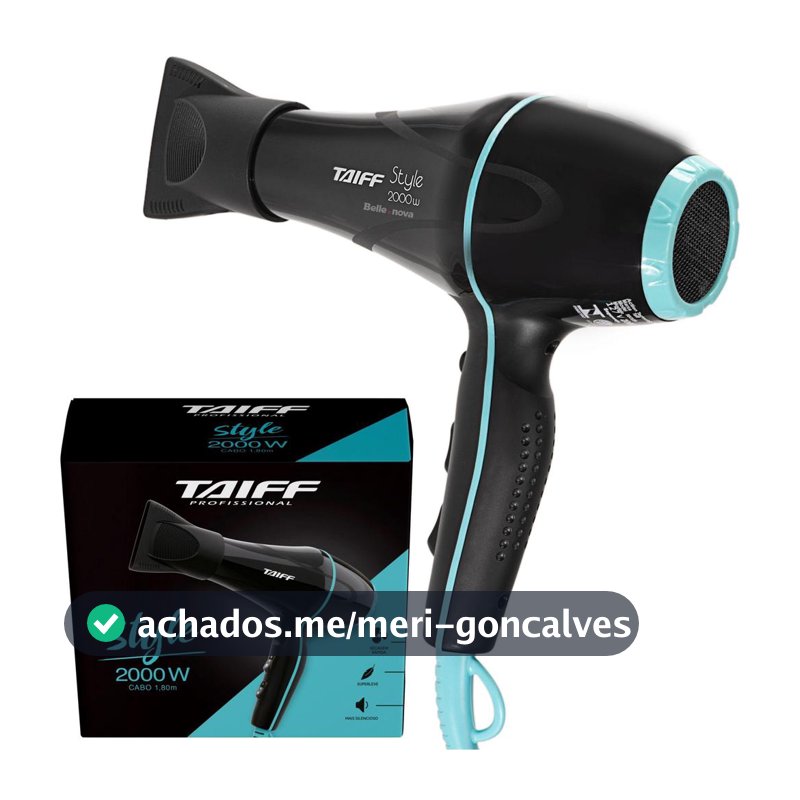 Secador De Cabelo Taiff Style Profissional Original 2000W