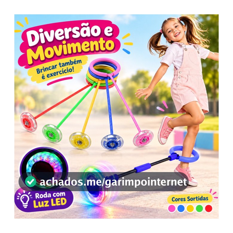 Pula Corda Giratório Com Led Gira Pula Corda LED Pisca/Pisca Brinquedo Infantil Pula Corda Exercício