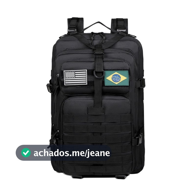 Mochila Tática Militar  Masculina 50L Resistente Impermeável para Camping, Viagem, Montanhismo, Trilhas e Esportes ao Ar