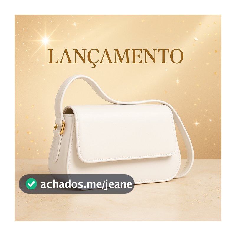Bolsa Feminina Modelo Baguete Duas Fivela De Ombro Ali Freitas
