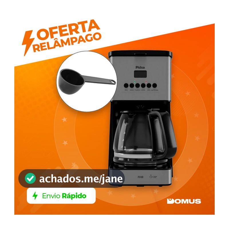Cafeteira 40 Cafezinhos PCF40B Painel Digital Philco