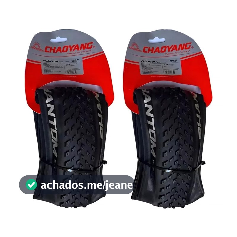 Par Pneu Chaoyang 29x2.20 Phantom Wet Tubeless 60TPI Bike Mtb Kevlar Traseira Dianteira