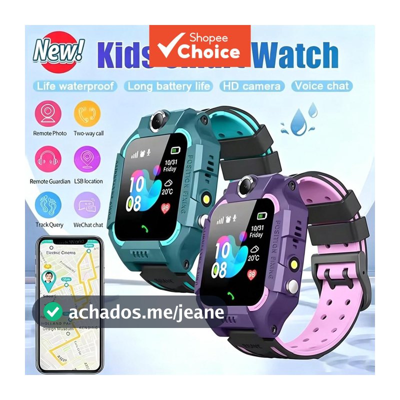 Novas Crianças 2G Relógio Inteligente Cartão Sim Chamadas Câmera À Prova Dwaterproof Água Criança Smartwatch Presentes P
