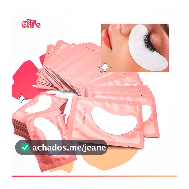 200 Unidades Pad Gel (100 Pares) Protetor de Pálpebras Alongamento Cílios Extensão Patch Pad Gel