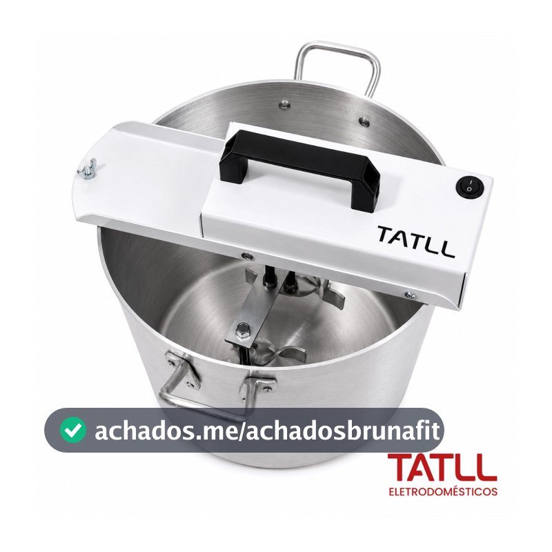 Panela Masseira Misturela Elétrica Bivolt 14 Litros Para Salgados Coxinhas e Churros Tatll