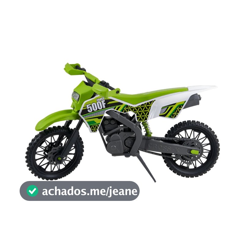 Moto De Brinquedo grande 34 cm Mega Cross 500 F Infantil