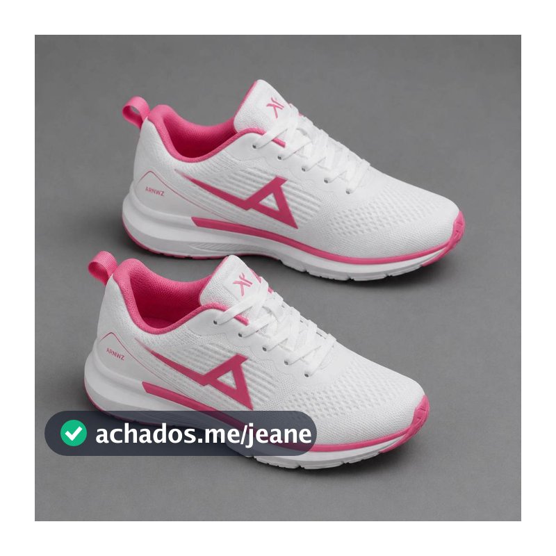 Tênis Feminino Leve para Corrida Caminhada Academia e Treino Funcional com Palmilha Macia e Estrutura Confortável