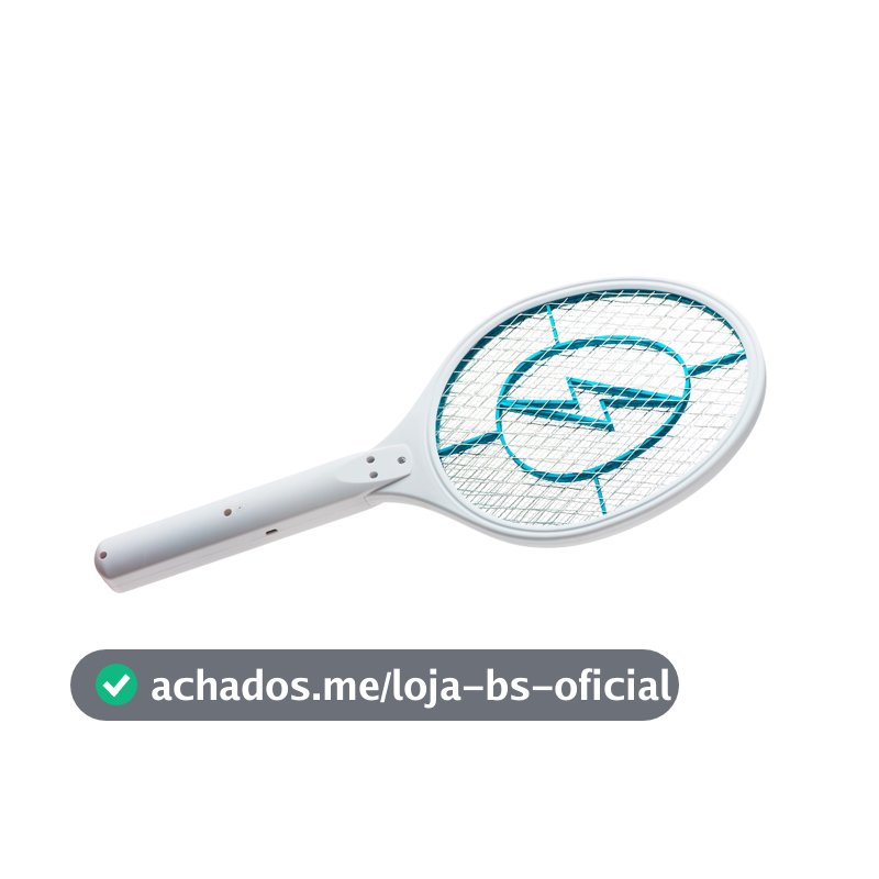 Raquete Elétrica Mata Inseto Bateria Recarregável Multilaser Bivolt - HC034