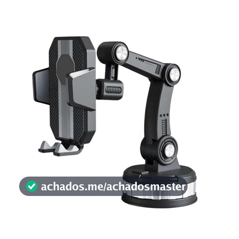 Suporte Anti Queda Pra Celular Veicular 360 ajustável carro painel vidro parabrisa universal mesa gravação anti queda GPS ventosa
