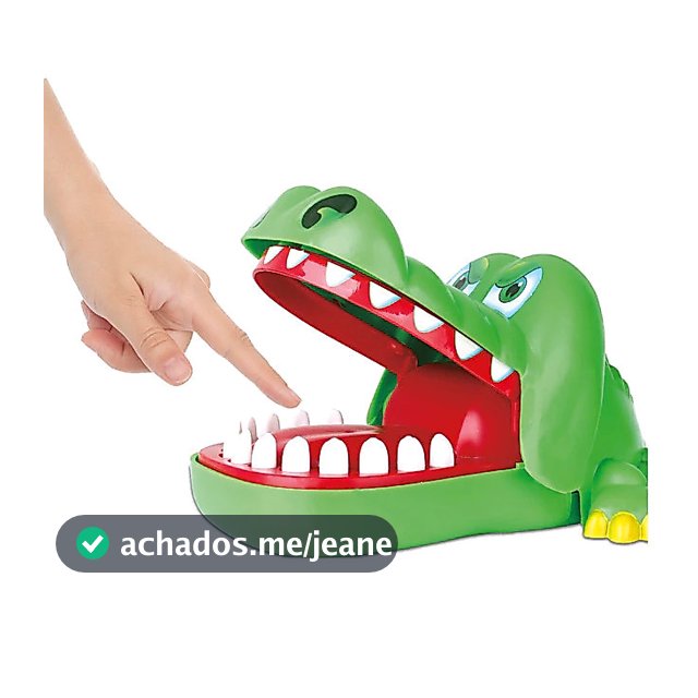 Brinquedo Crocodilo Engraçado Boca Jogo Dentista Mordida Dedo Jacaré Roleta Jogo Brinquedo