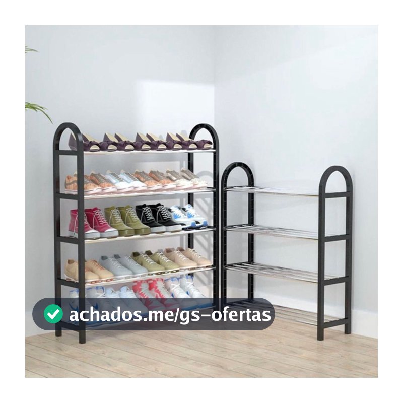 Sapateira 4 ou 5 Andares Multiuso Desmontável Organizadora Multiuso Sapatos Livros Brinquedos