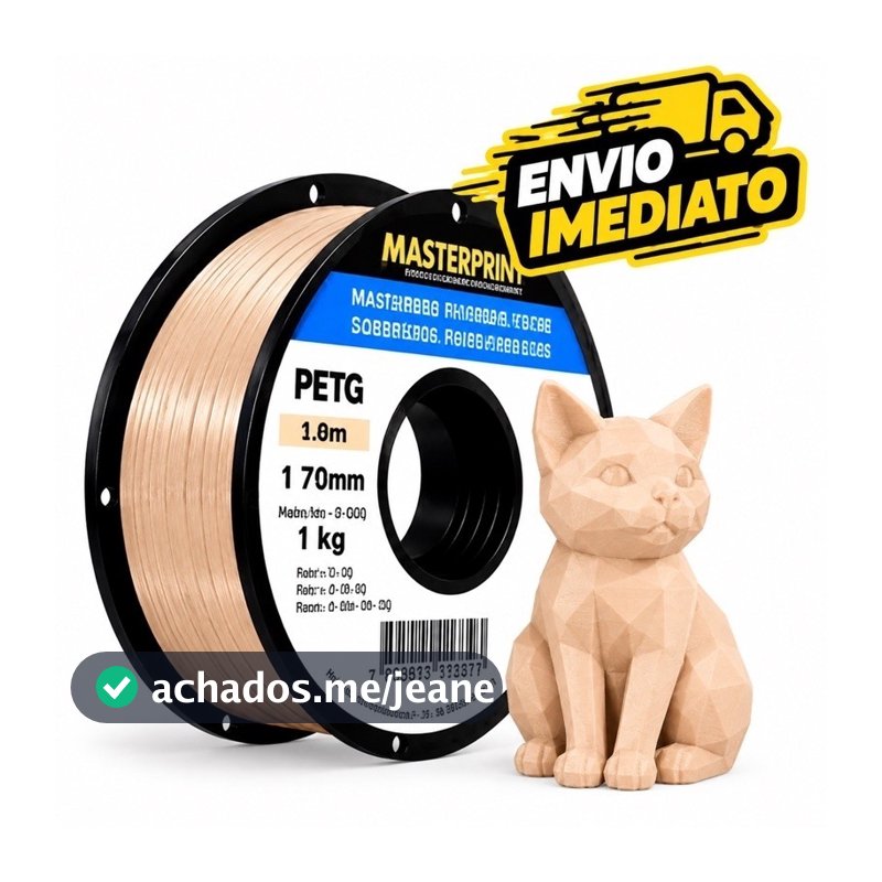 Filamento PETG Skin MasterPrint Premium 1,75mm 1kg para Impressora 3D Envio Imediato