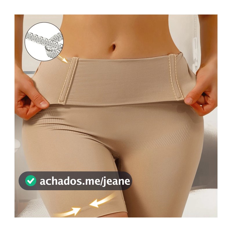 Cinta Modeladora Short Reduz 2 Medidas | Empina Bumbum | Alta Compressão | Não Enrola | Envio Rápido