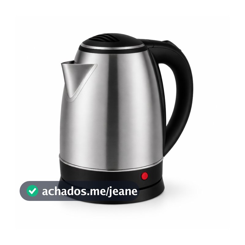 Chaleira Elétrica Inox 1,8L Jarra Elétrica Água Quente Rápido Café Chá Cozinha