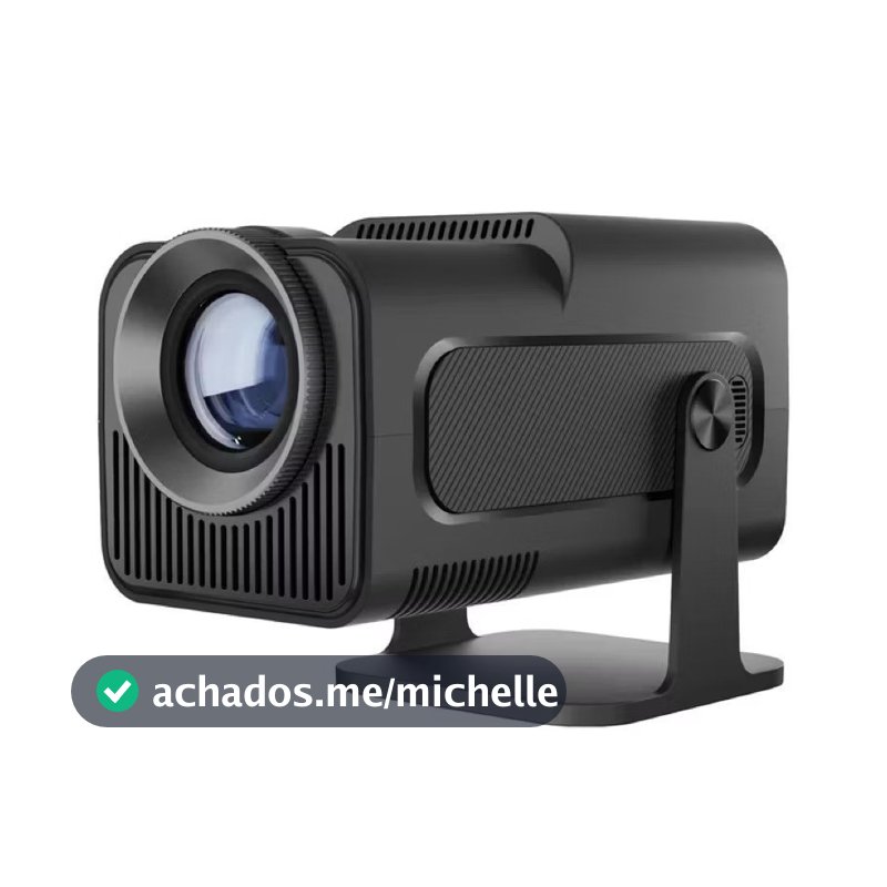 Mini Projetor HY320 Portátil Full HD 1080p | Compatível 4K, Bluetooth, HDMI, USB | Cinema em Casa com Alto-Falante Integ