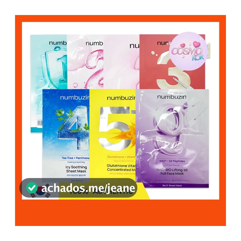 [numbuzin] No.1 / No.2 / No.3 / No.4 / No.5 / No.9 Sheet Mask 4ea