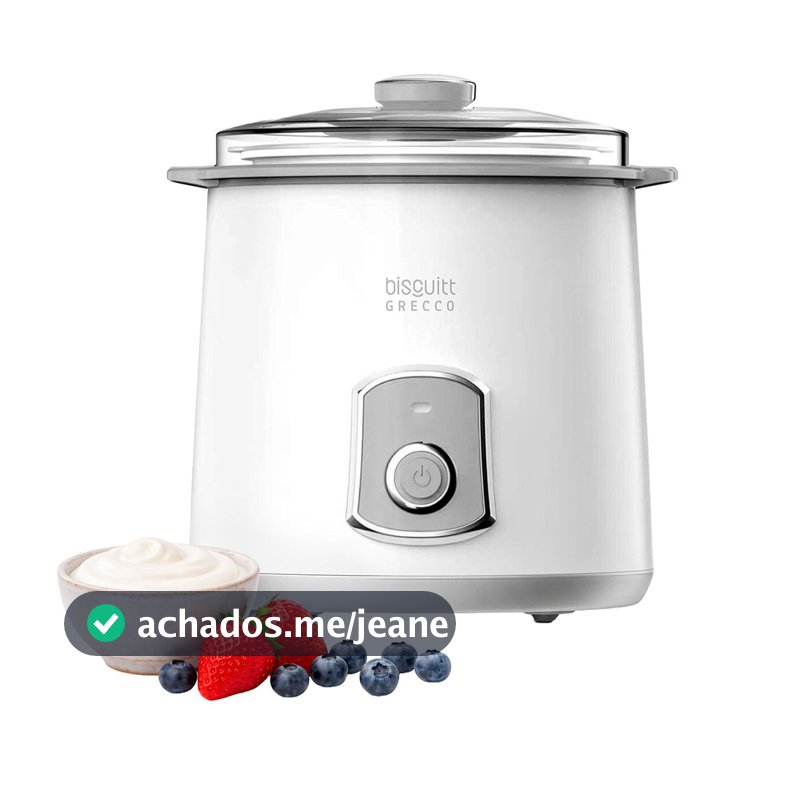 Iogurteira Elétrica 2 Litros Com Dessorador Iogurte Grego Biscuitt Grecco 2 em 1