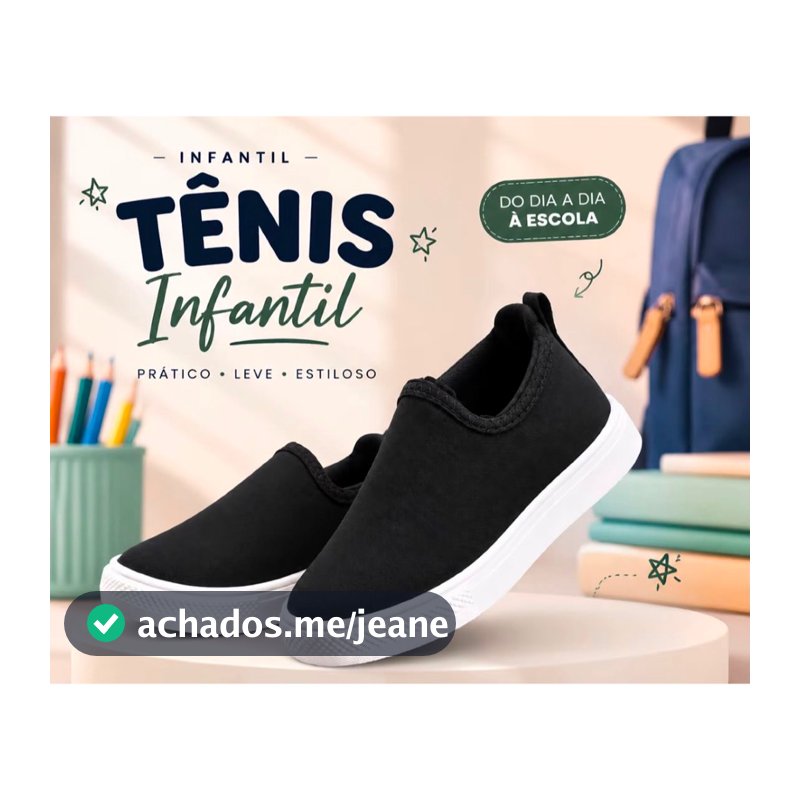 Tênis Infantil Menino Menina Calce Fácil Confortável Escolar Urbano DInoPé