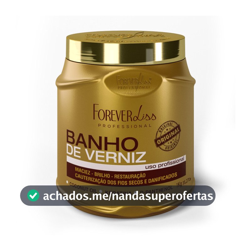 Banho De Verniz Máscara 1Kg Forever Liss