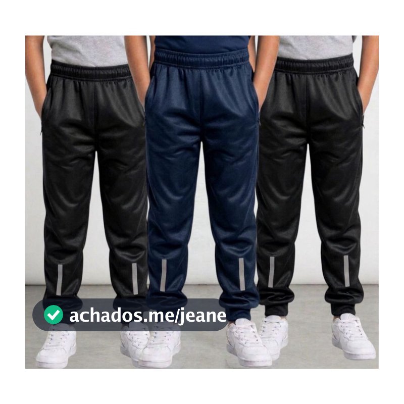 Kit 3 Ou Duas Calças Infantil Calças Resistentes Com Bolsos Calça Infantil Slim Fit