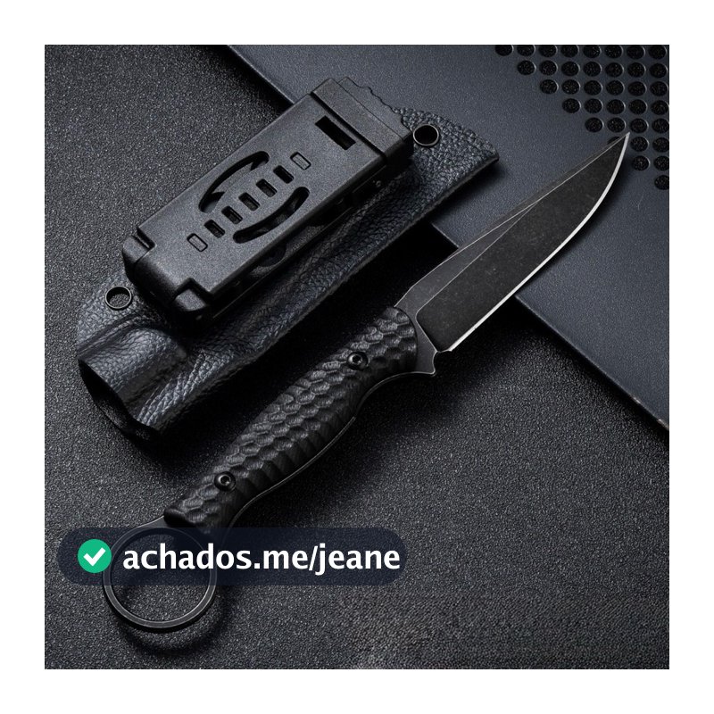 Faca Z104 De Acampamento – Design Moderno Alta Resistência e Bainha com Clip