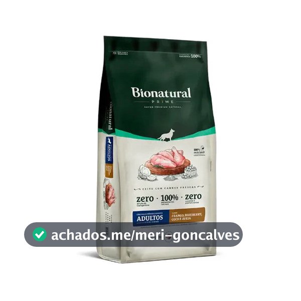 Ração Special Dog Bionatural Prime Cães Adultos Raças Médias e Grandes  Frango 10,1Kg