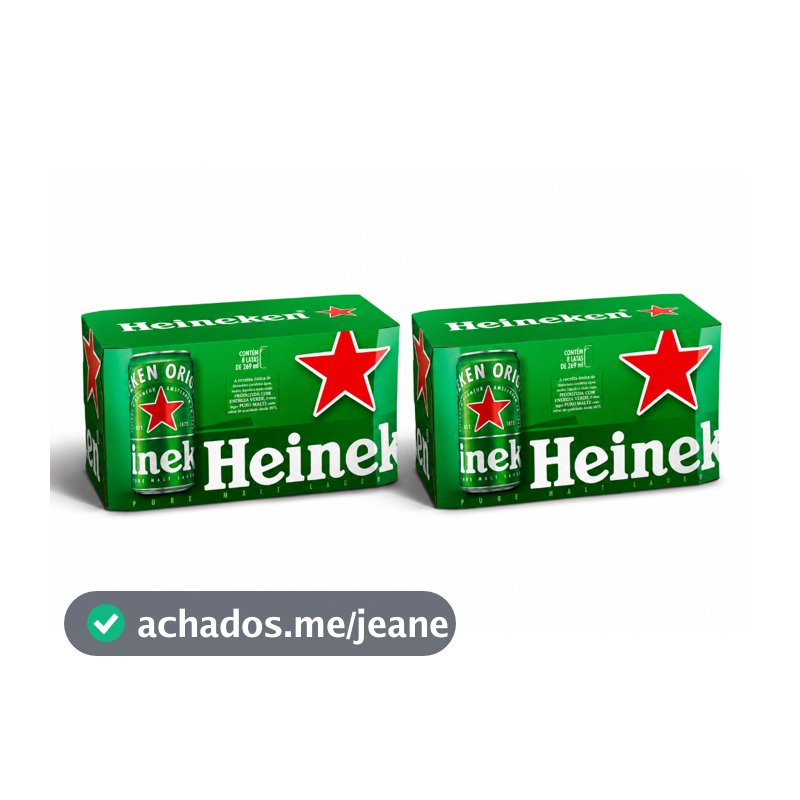 KIT Cerveja Heineken Lata 269ml - Kit com unidades
