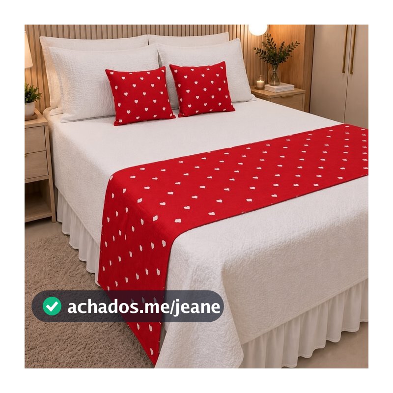Kit Peseira Casal Queen Decorativa 3 Peças Piquet Com Zíper Luxo Premium