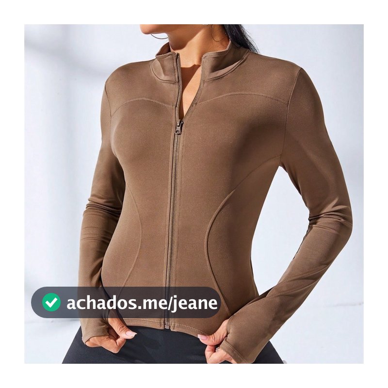 Jaqueta Casual de ioga, jaqueta esportiva curta para mulheres, roupa Fitness, Slim fit, modelagem corporal, zíper, jaque