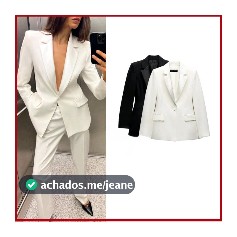 Novo Blazer feminino com textura de cetim de seda Patchwork 2291595 2291600