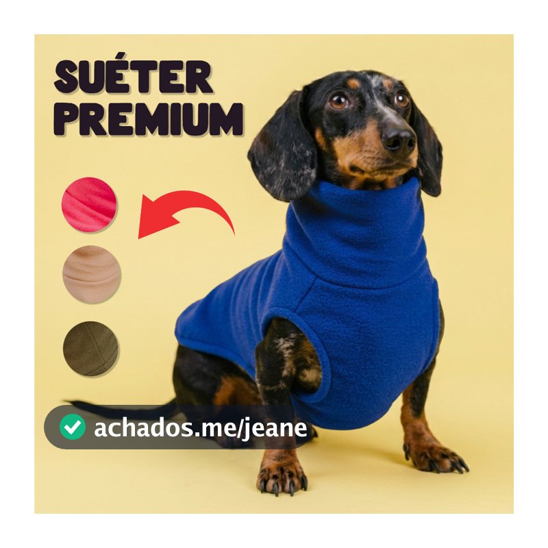 Roupa Pet Suéter Soft Premium De Inverno Para Cachorro e Gato | Mel & Bob