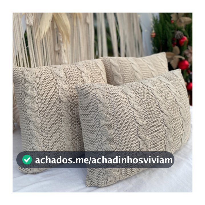 Capas De Almofada Sala Sofa Cama Decorativa Trico C/zíper NOVA YORK 45x45 50x50 60x40 50x30cm