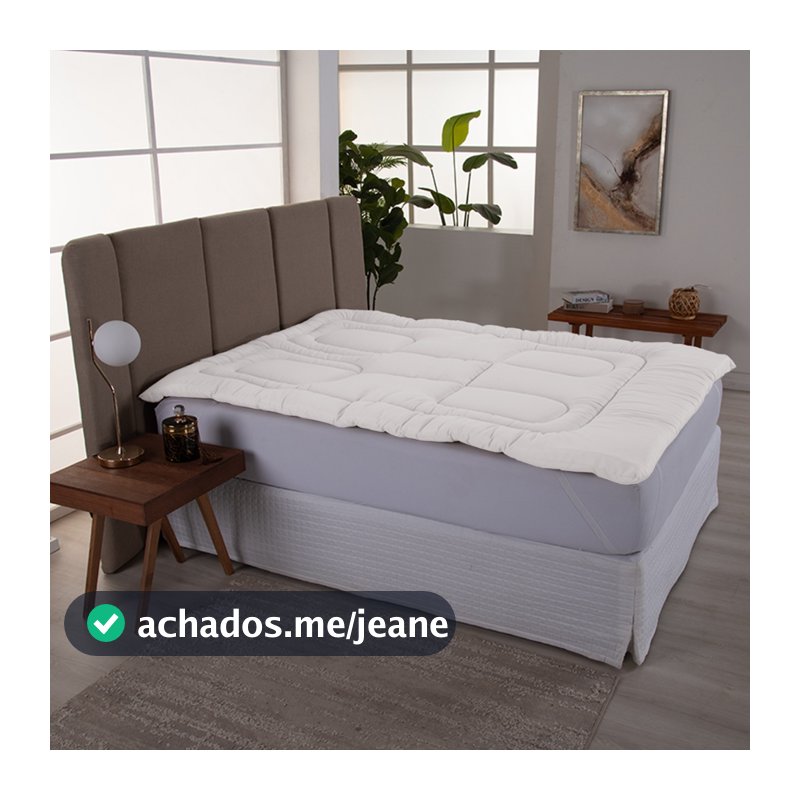 Pillow Top De Colchão Cama Box Macio Envio Imediato Menor Preço