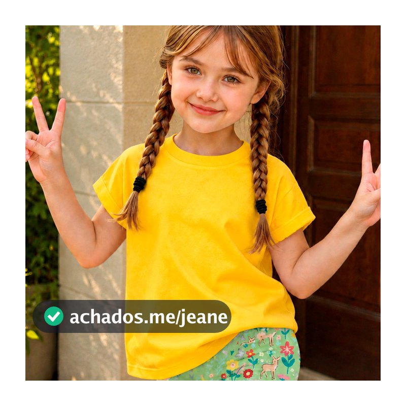 Camiseta Infantil Básica Slim Unissex 100% Algodão Gola Reforçada Dupla Costura 2 ao 12 anos Tecido Macio Verão 2027