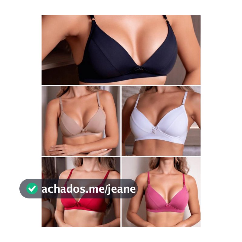 Kit Sutiã Com Bojo Soft Confortável Alça Regulável Fernanda Atacado Promoção Mapolla Intense