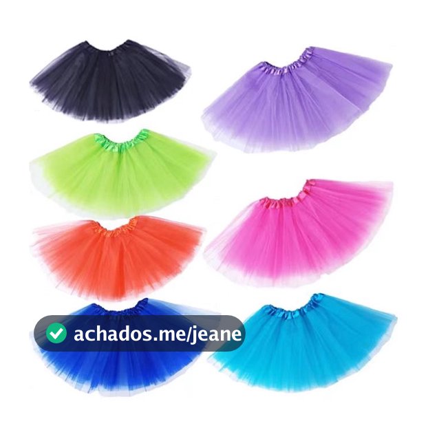 saia de tule infantil (30cm) adulto (40cm) [ para festas ] - H&N BAZAR -